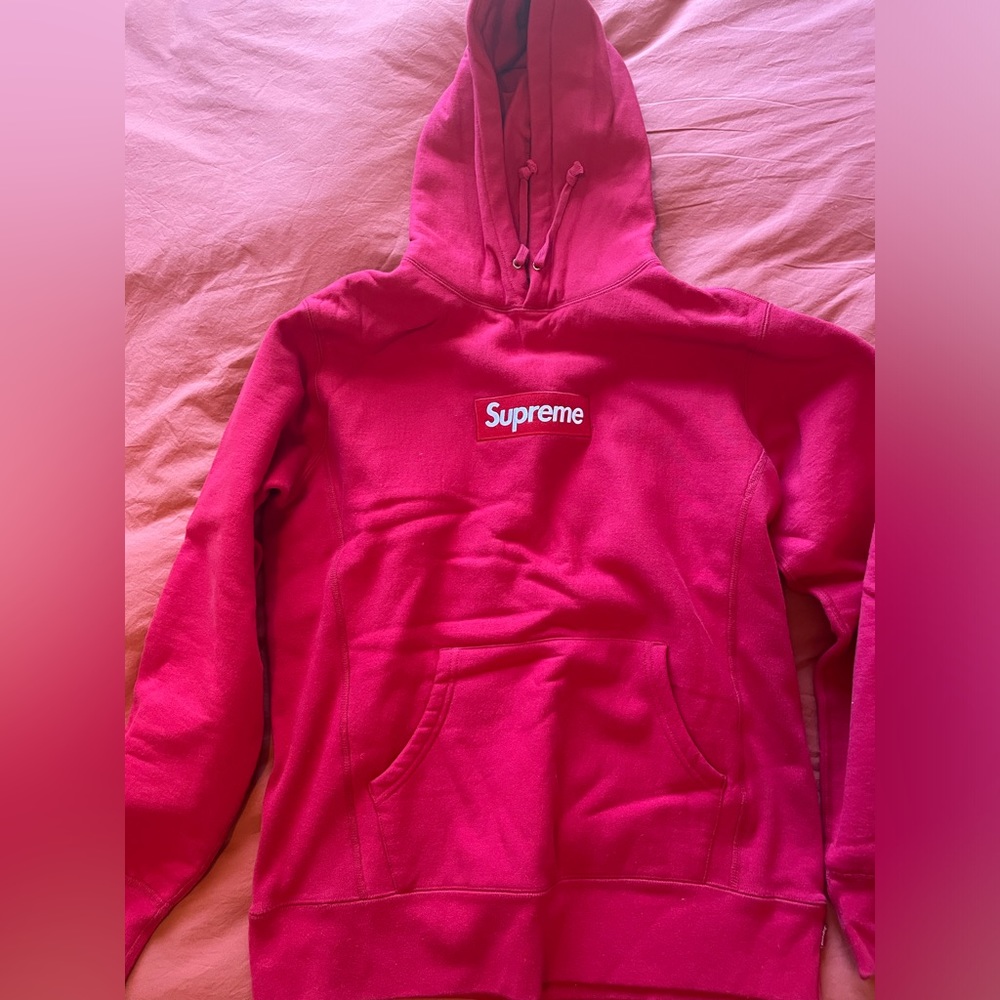 SUPREME - Men’s Red Hoodie - Size Large